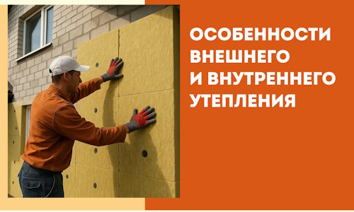 Какие особенности внешнего и внутреннего утепления в Великих Луках
