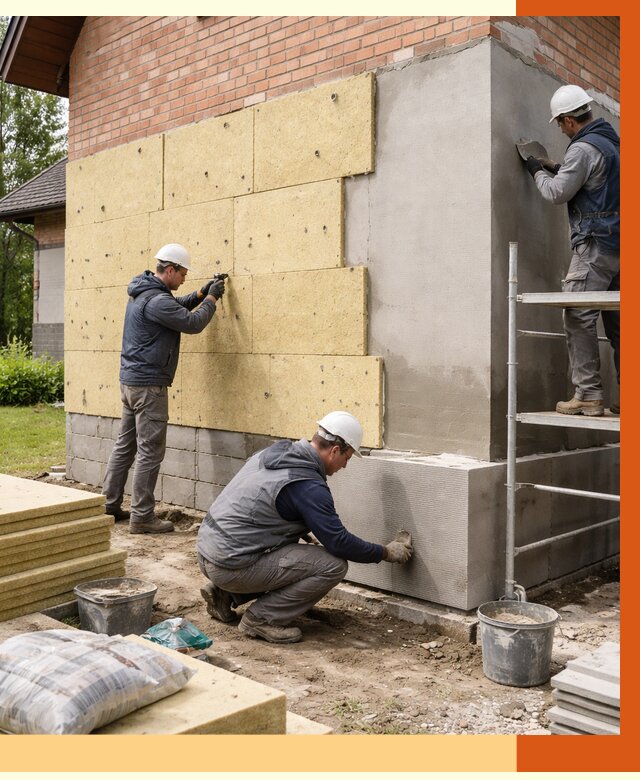 Утепление частного дома в Великих Луках под ключ от 7753 руб/м2 — недорого | ТепломастерВкл