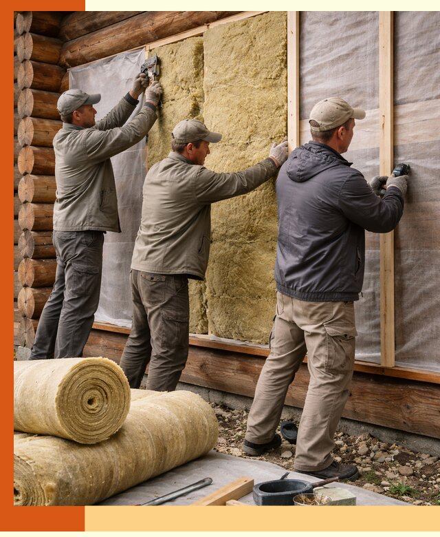 Утепление деревянного дома в Великих Луках эффективными технологиями