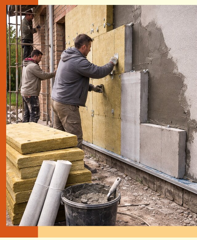 Утепление кирпичного дома под ключ в Великих Луках