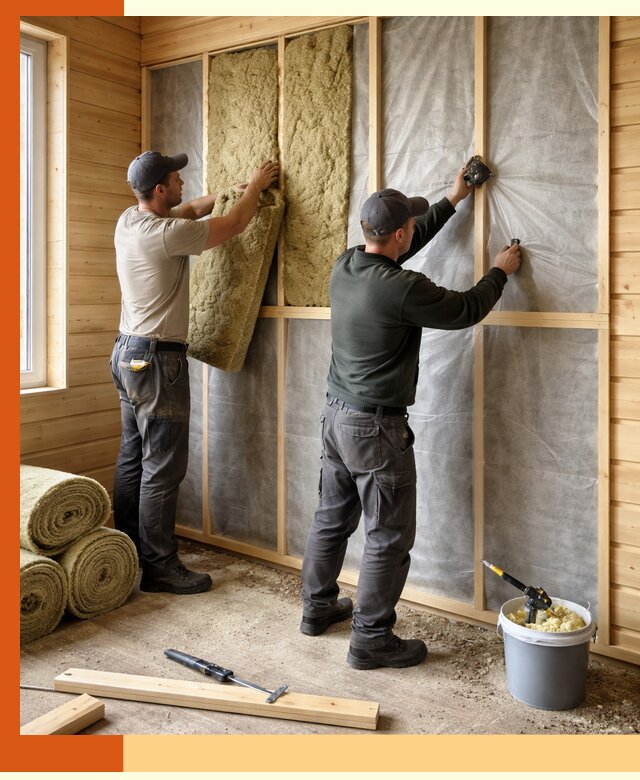 Утепление дома из минибруса в Великих Луках: комплексные теплоизоляционные работы