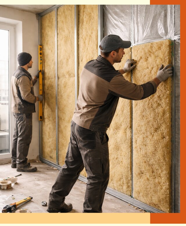 Утепление квартиры изнутри в Великих Луках от 4497 руб. за м2 | Проф. работы ТепломастерВкл