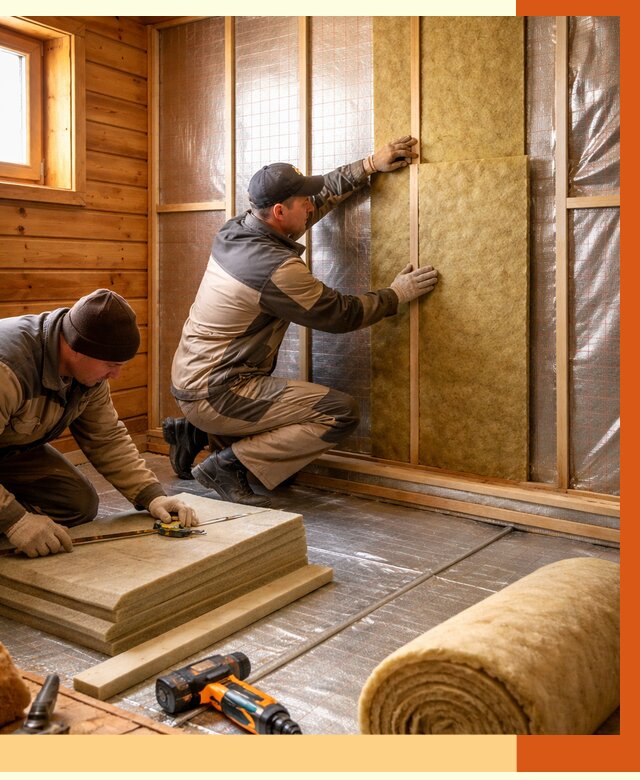 Утепление бани изнутри в Великих Луках под ключ от 4342 руб./м² | ТепломастерВкл