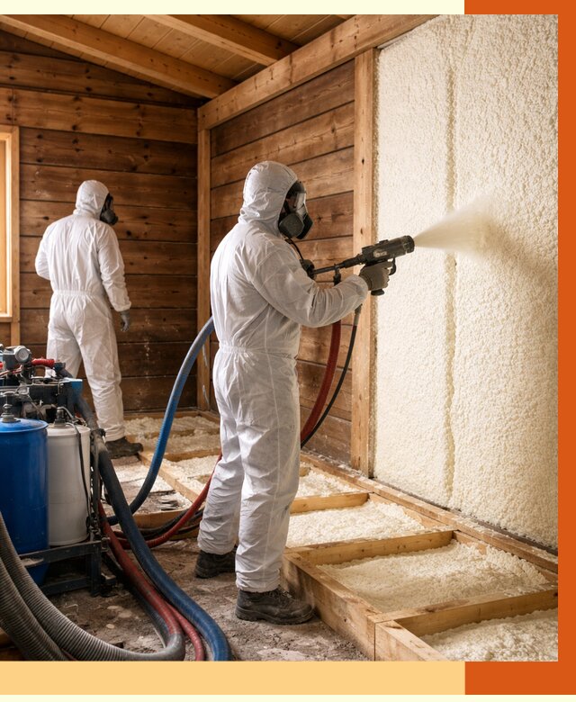 Утепление бани ппу в Великих Луках под ключ от 4342 руб./м2 | ТепломастерВкл - напыление и монтаж ппу