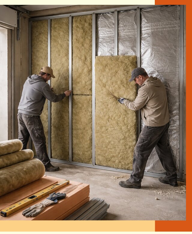 Утепление гаража изнутри в Великих Луках от 7753 руб/м2 — работы и цена | ТепломастерВкл