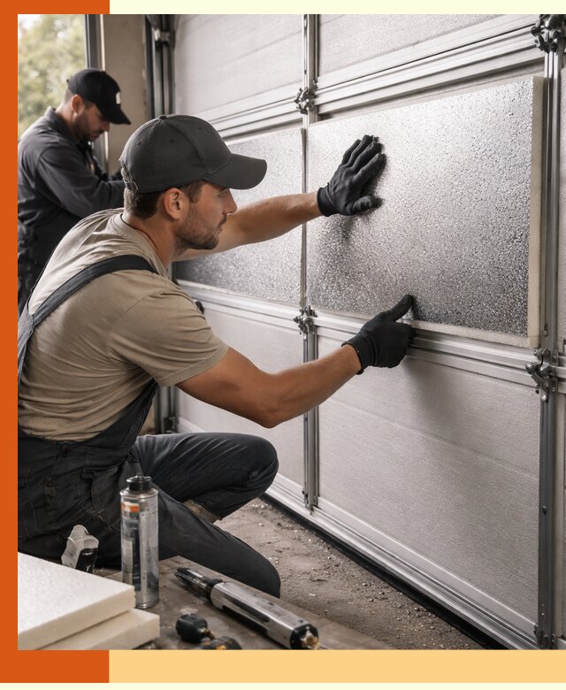 Утепление гаражных ворот в Великих Луках качественно и надежно