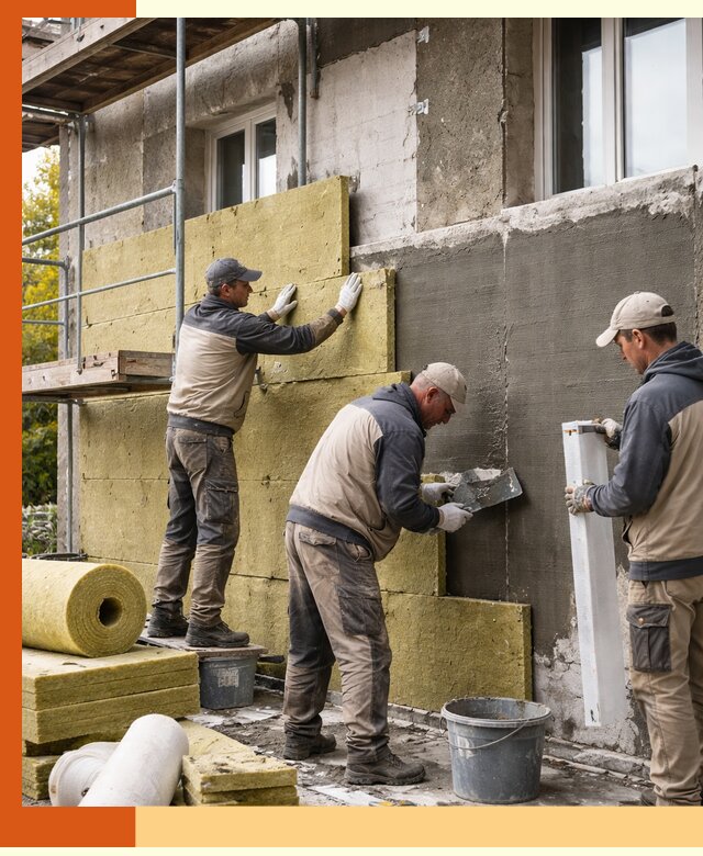 Утепление фасада зданий и домов в Великих Луках