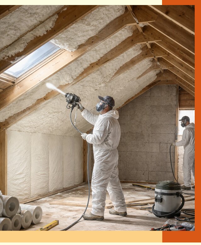 Утепление мансарды ППУ в Великих Луках от 2843 руб./м² — заказать под ключ | ТепломастерВкл