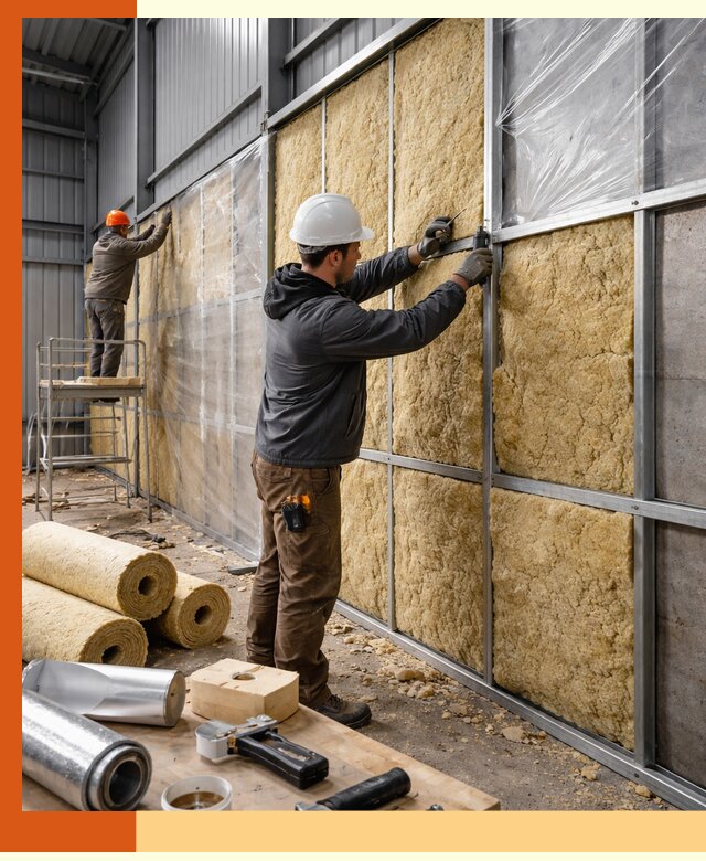 Утепление ангара в Великих Луках — профессиональная теплоизоляция помещений