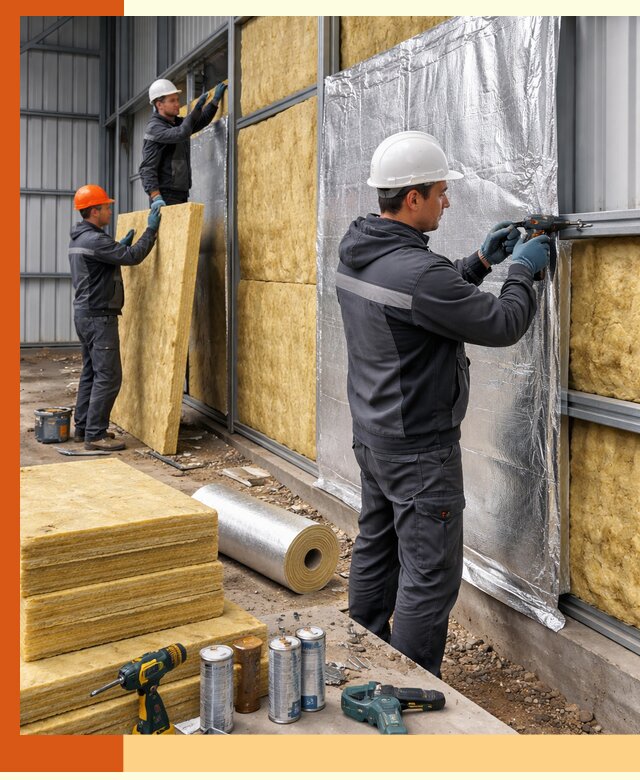 Утепление металлического ангара профессионально в Великих Луках