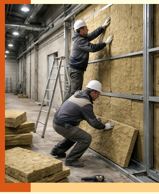 Утепление цеха под ключ в Великих Луках с гарантией качества