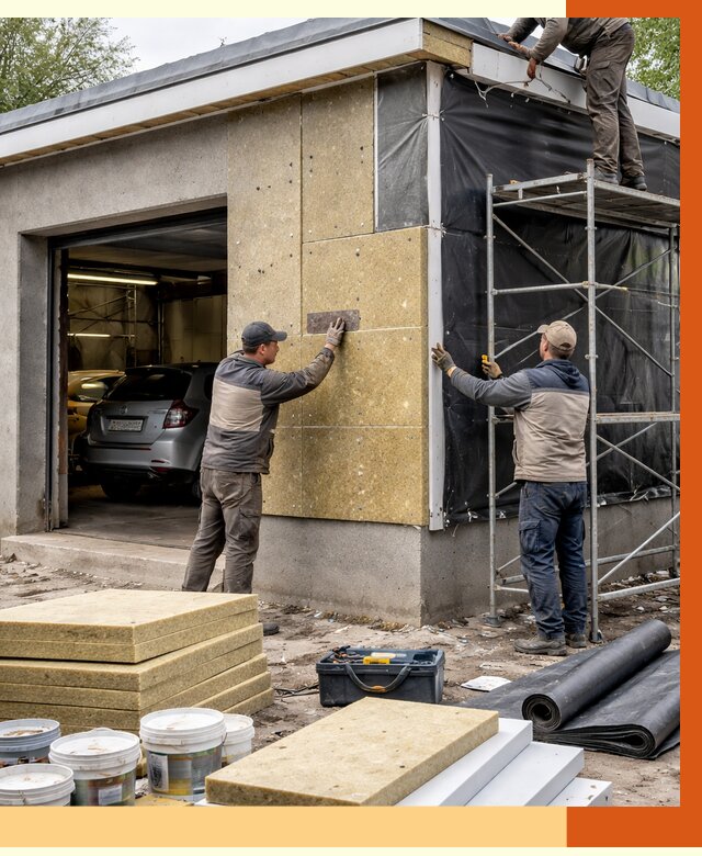 Утепление автосервиса в Великих Луках ппу, пеноизоляция, от 14989 руб/м2 — ТепломастерВкл