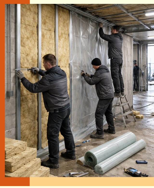 Профессиональное утепление автомойки в Великих Луках для любого типа помещений