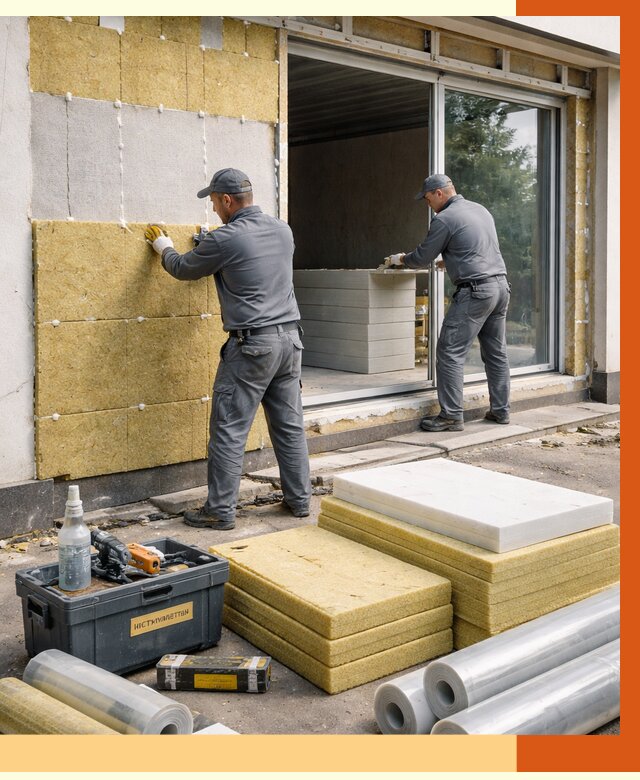 Утепление торгового павильона в Великих Луках от 14989 руб./м² под ключ | ТепломастерВкл