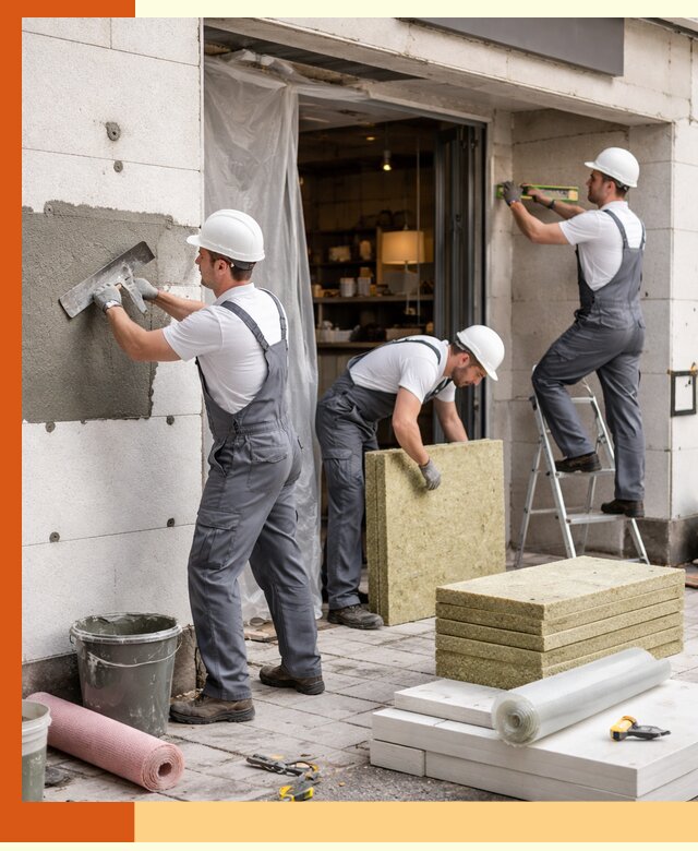 Утепление кафе в Великих Луках: профессиональная теплоизоляция и монтаж