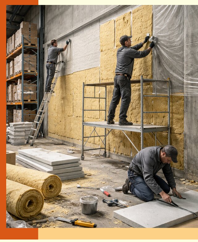 Утепление холодного склада под ключ в Великих Луках