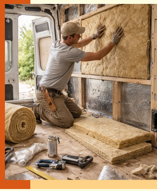 Утепление кемпера под ключ в Великих Луках с гарантией качества