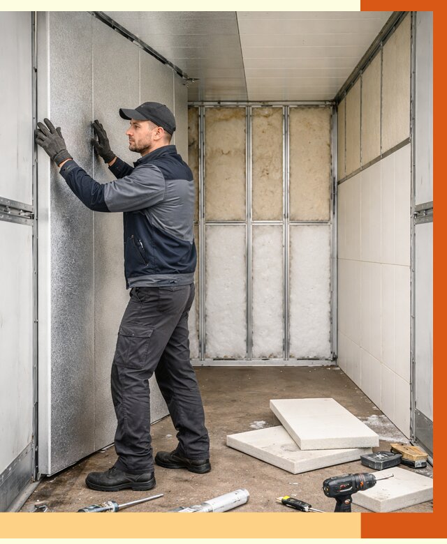 Утепление холодильного кузова в Великих Луках от 13955 руб. под ключ | ТепломастерВкл