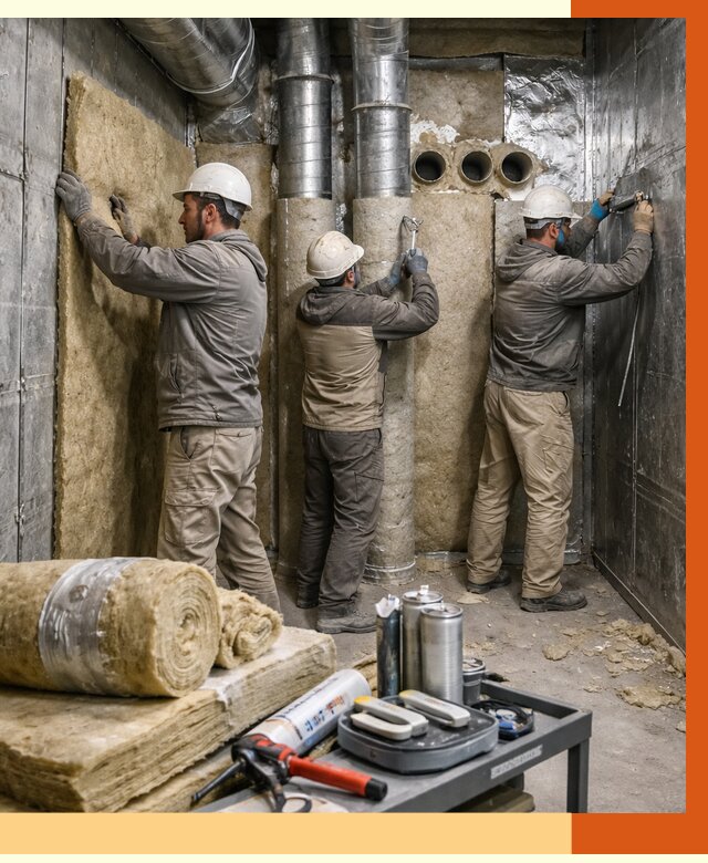 Утепление венткамеры в Великих Луках под ключ от 1499 руб. — профессионально | ТепломастерВкл