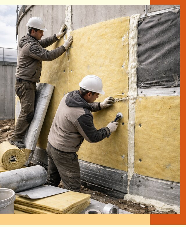 Утепление резервуара в Великих Луках от 28427 руб/м2 — монтаж ППУ и комплекс под ключ | ТепломастерВкл