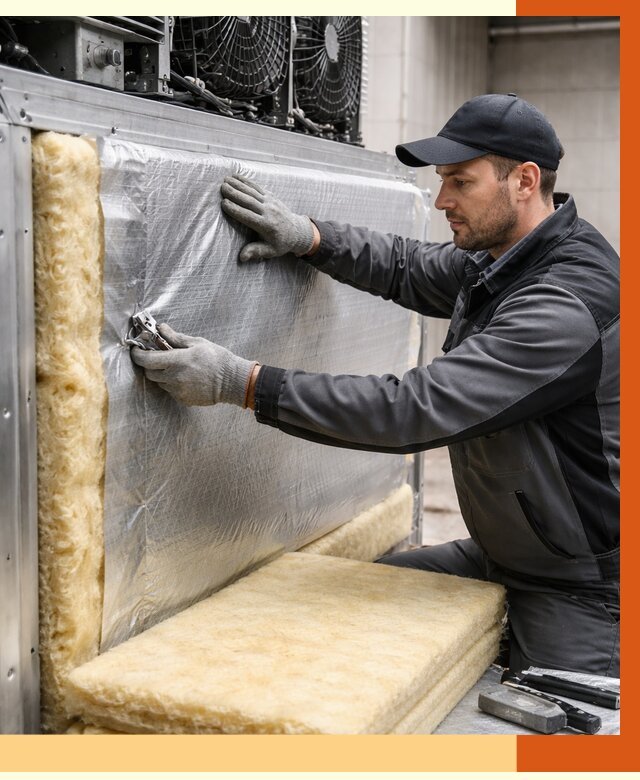 Утепление холодильного агрегата в Великих Луках от 8786 руб. под ключ | ТепломастерВкл