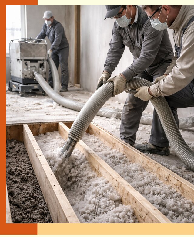 Заполнение полостей межэтажного перекрытия в Великих Луках эффективно и герметично