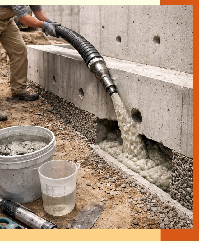 Заполнение полостей фундамента в Великих Луках от 7029 руб. под ключ | ТепломастерВкл