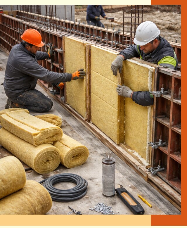 Теплоизоляция опалубки в Великих Луках от 7443 руб. за м2 — услуги и монтаж | ТепломастерВкл