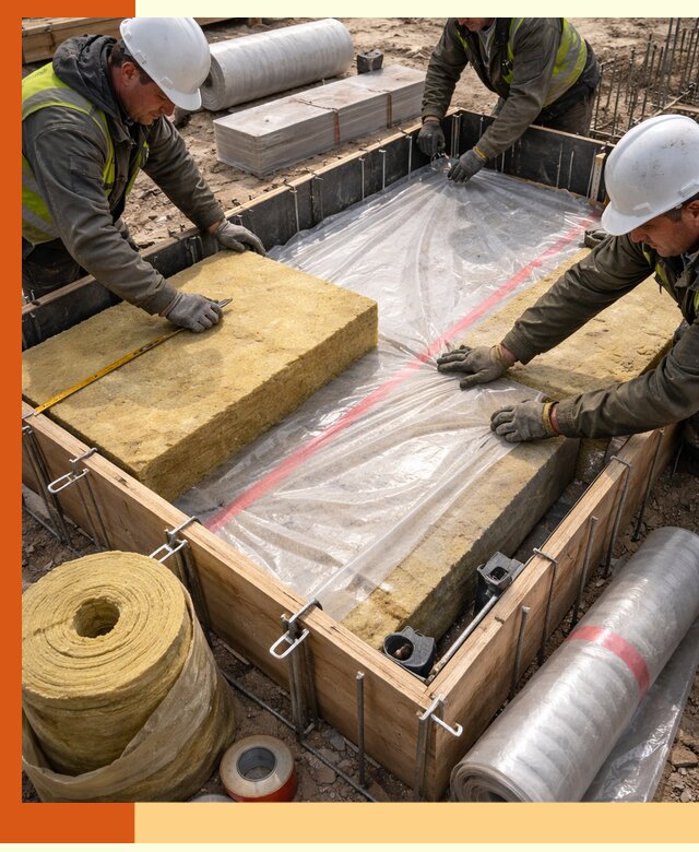 Теплоизоляция опалубки для строительства в Великих Луках