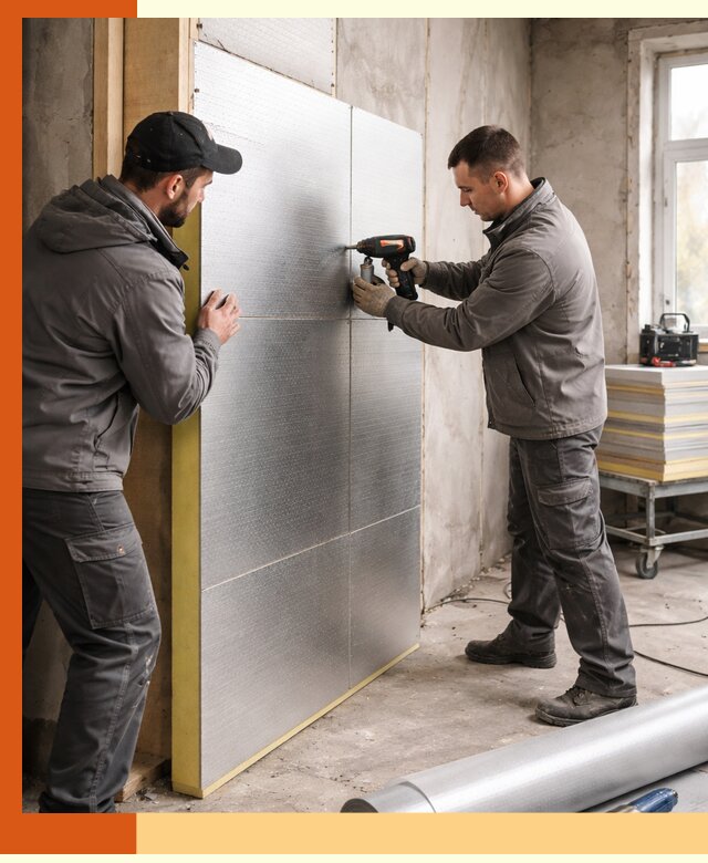 Утепление PIR панелями домов и зданий в Великих Луках