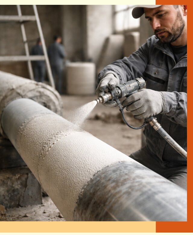 Утепление труб жидкой теплоизоляцией в Великих Луках от 7753 руб. под ключ | ТепломастерВкл