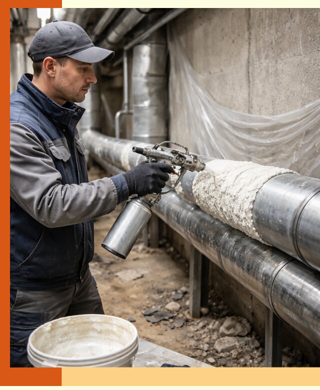 Утепление труб жидкой теплоизоляцией в Великих Луках