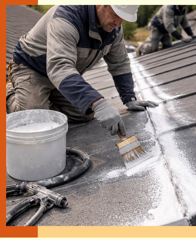 Утепление кровли жидкой теплоизоляцией в Великих Луках