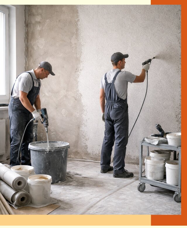 Утепление стен жидкой теплоизоляцией в Великих Луках от 4342 руб/м² | ТепломастерВкл