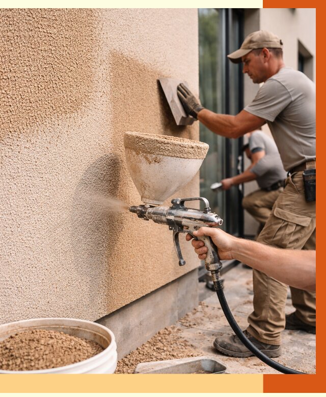 Утепление фасада жидкой пробкой в Великих Луках от 4962 руб./м² под ключ | ТепломастерВкл