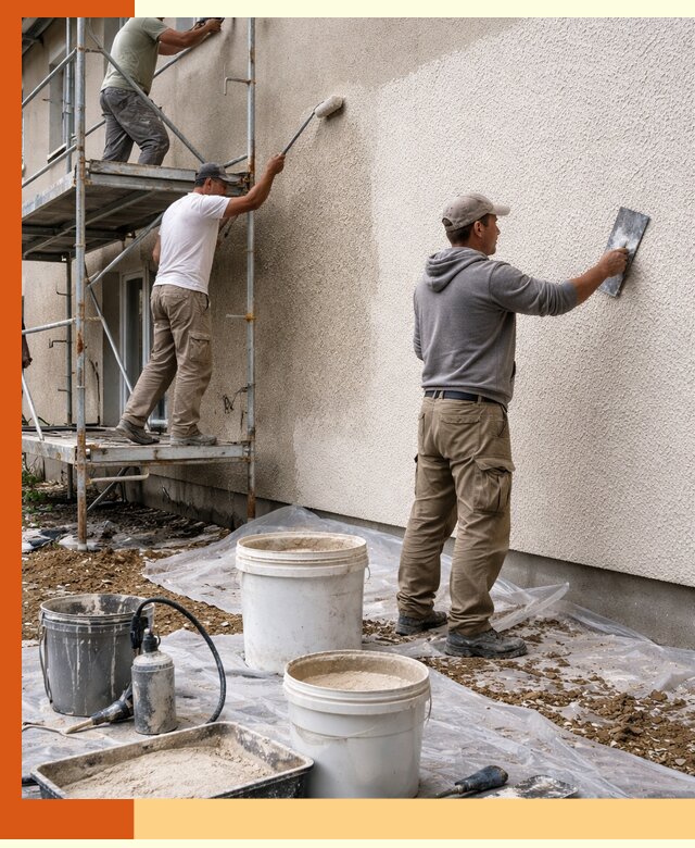 Утепление фасада жидкой пробкой в Великих Луках