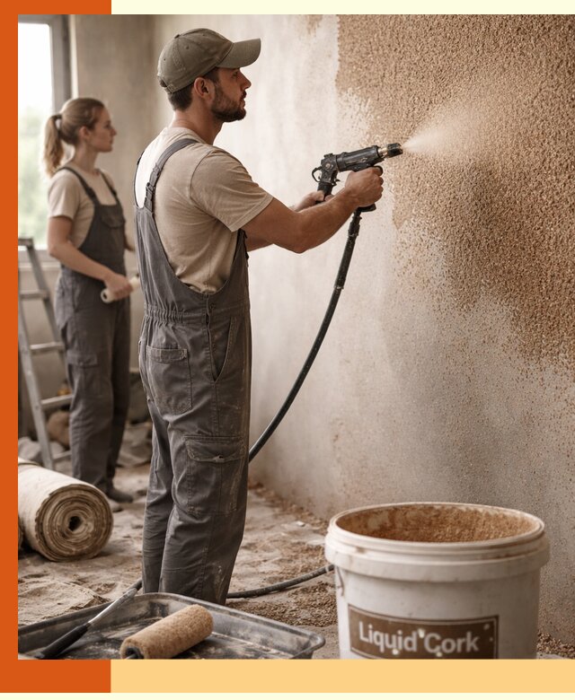 Утепление стен жидкой пробкой в Великих Луках эффективное и долговечное