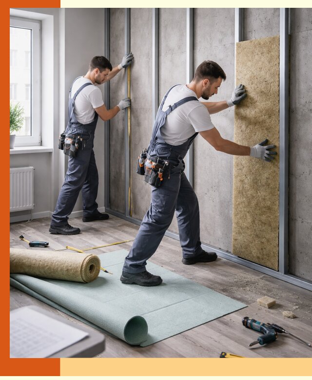 Шумоизоляция квартиры под ключ в Великих Луках — профессионально и гарантированно