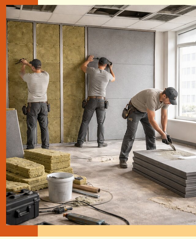 Профессиональная шумоизоляция офисов в Великих Луках для комфорта сотрудников