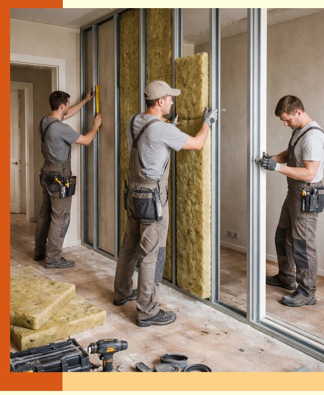 Шумоизоляция межкомнатных перегородок в Великих Луках эффективно и надёжно