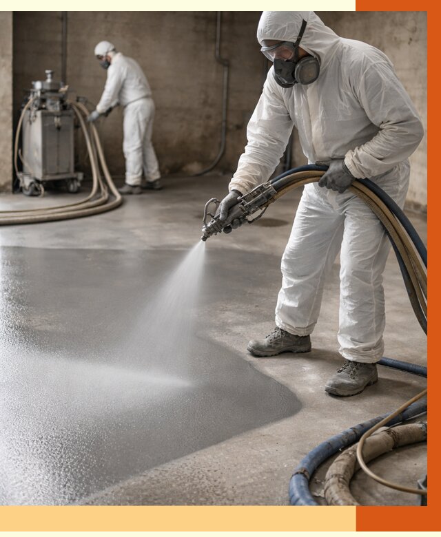 Гидроизоляция полимочевиной в Великих Луках от 8786 руб/м² — напыление полимерной гидроизоляции | ТепломастерВкл