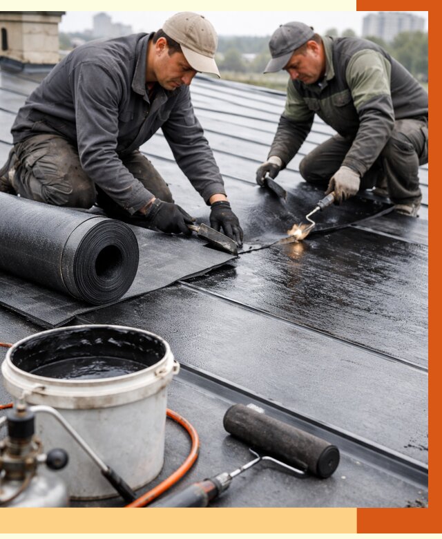 Гидроизоляция фальцевой кровли в Великих Луках от 7753 руб. под ключ | ТепломастерВкл