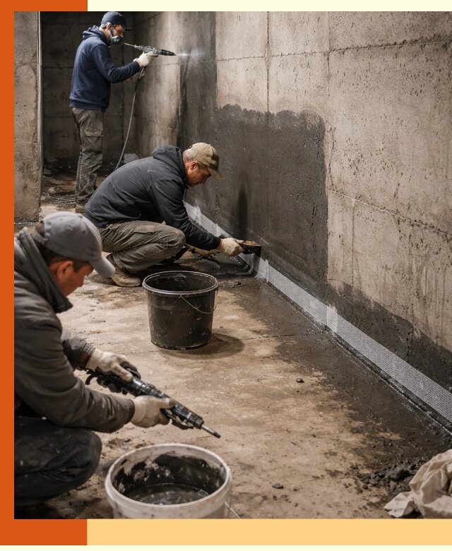 Гидроизоляция подвала в Великих Луках — комплексная защита от влаги