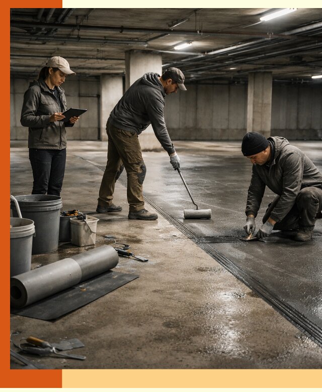 Гидроизоляция паркинга в Великих Луках: качественная защита зданий