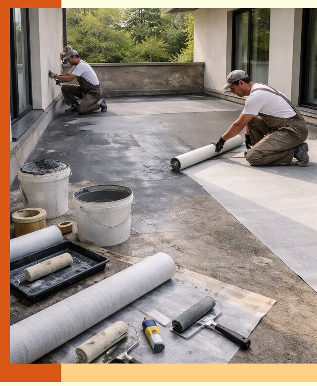 Гидроизоляция террасы в Великих Луках — надежная защита от влаги и протечек