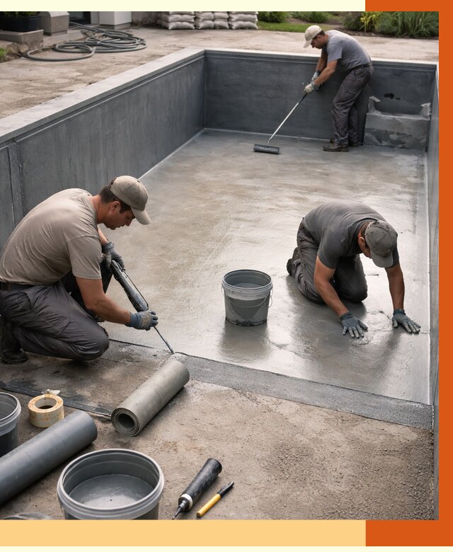 Профессиональная гидроизоляция бассейна в Великих Луках от 6719 руб. за м2 | ТепломастерВкл