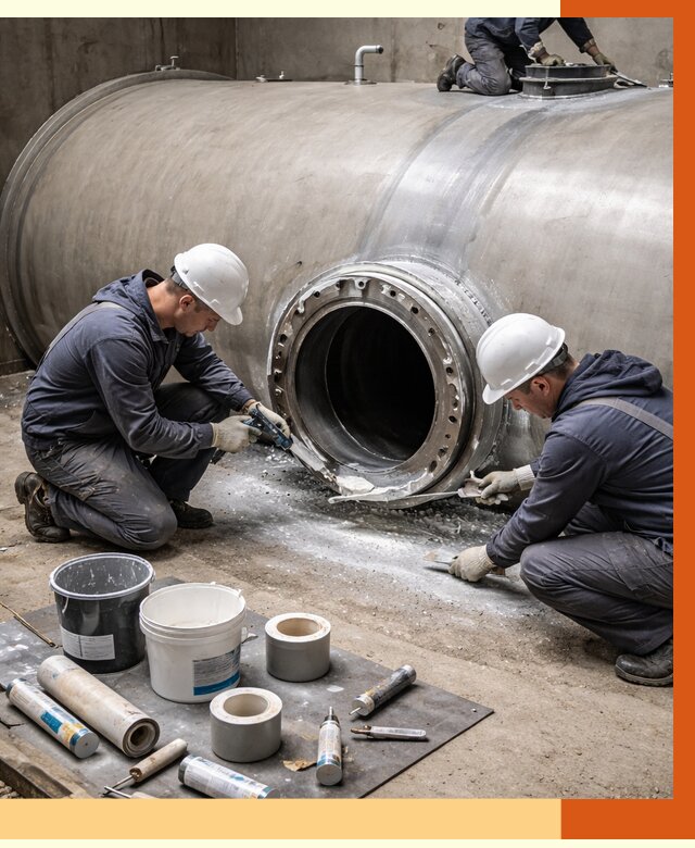 Гидроизоляция резервуара с топливом в Великих Луках от 77528 руб. под ключ | ТепломастерВкл