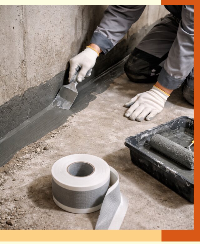 Гидроизоляция швов и герметизация стыков в Великих Луках от 1292 руб. | ТепломастерВкл