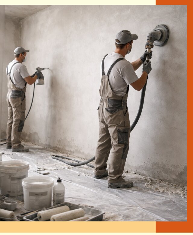 Подготовка поверхности под напыление в Великих Луках от 1240 руб. — ТепломастерВкл