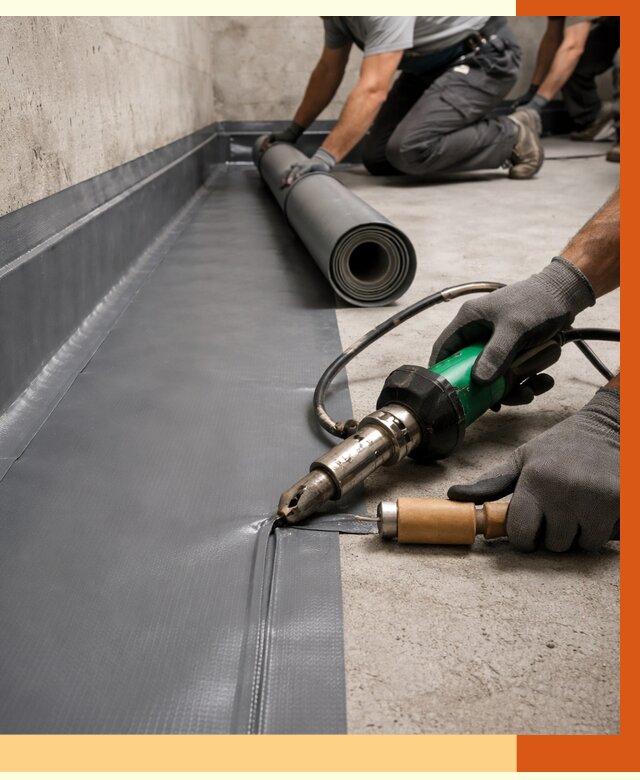 Монтаж гидроизоляционной мембраны в Великих Луках от 1029 руб/м2 | ТепломастерВкл